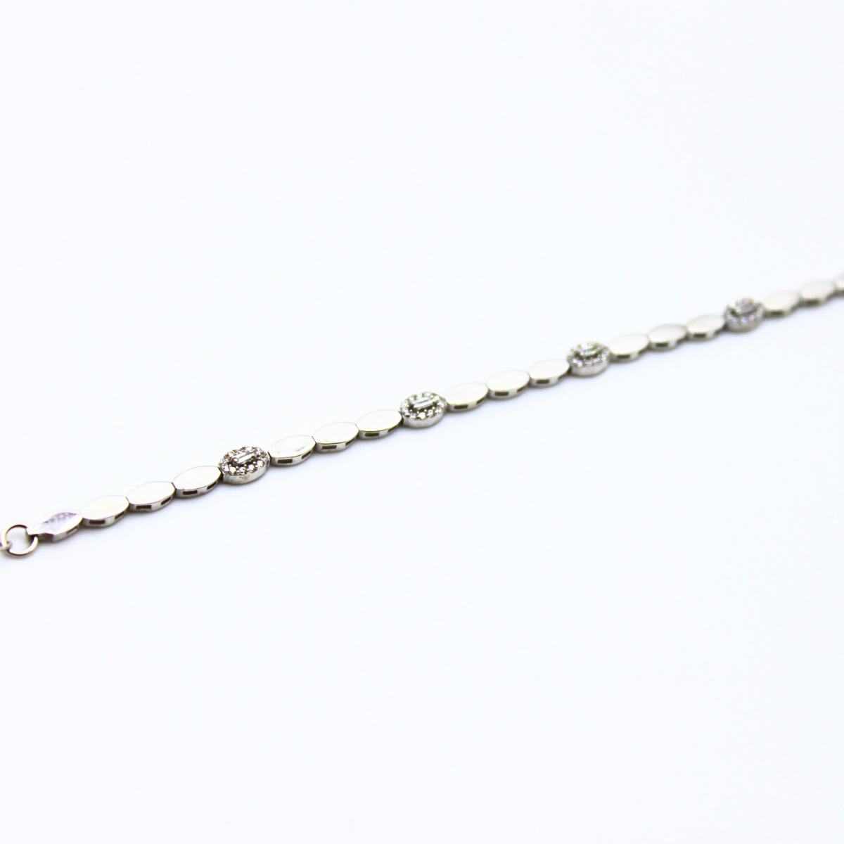 Baget Taşlı Altın Bileklik