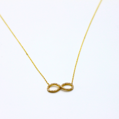 Taşlı Sonsuzluk Kolye