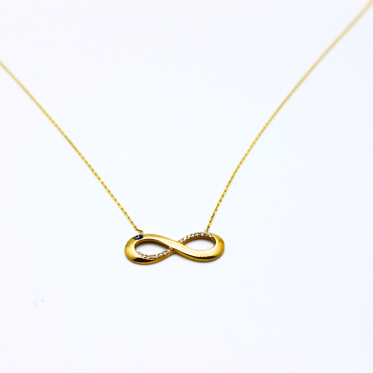 Taşlı Sonsuzluk Kolye