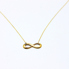 Taşlı Sonsuzluk Kolye