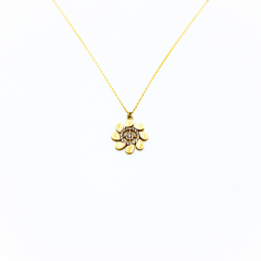 Taşlı Altın Kolye