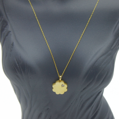 Taşlı Altın Kolye