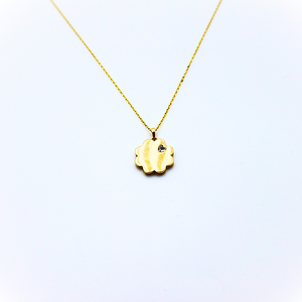 Taşlı Altın Kolye