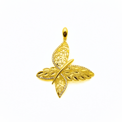 Taşlı Kelebek Kolye Ucu