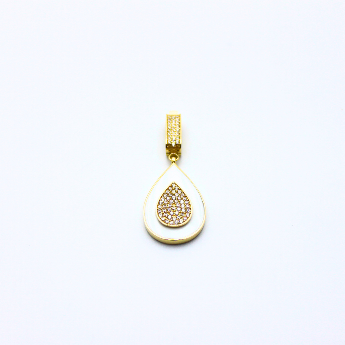 Taşlı Altın Kolye Ucu
