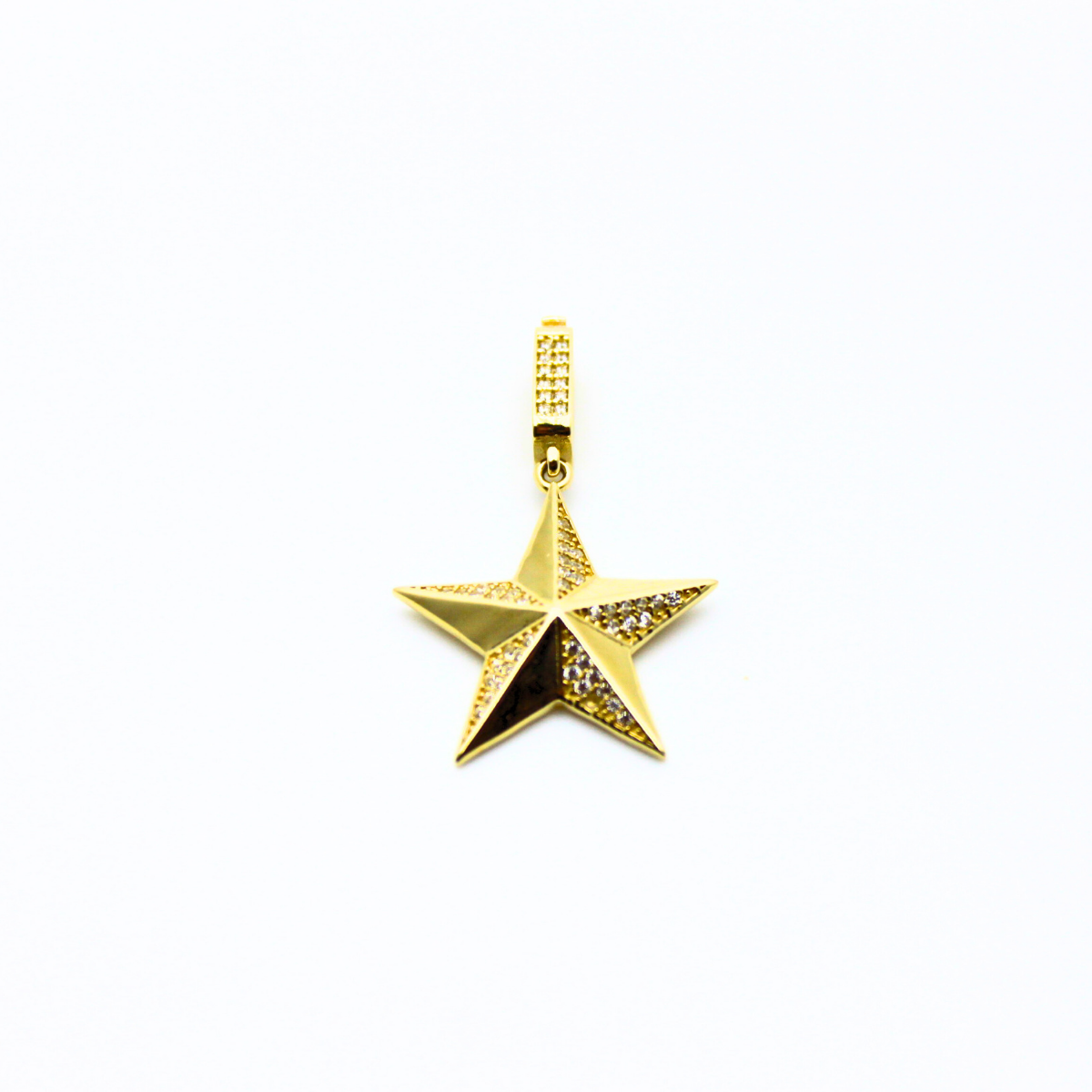 Taşlı Altın Kolye Ucu