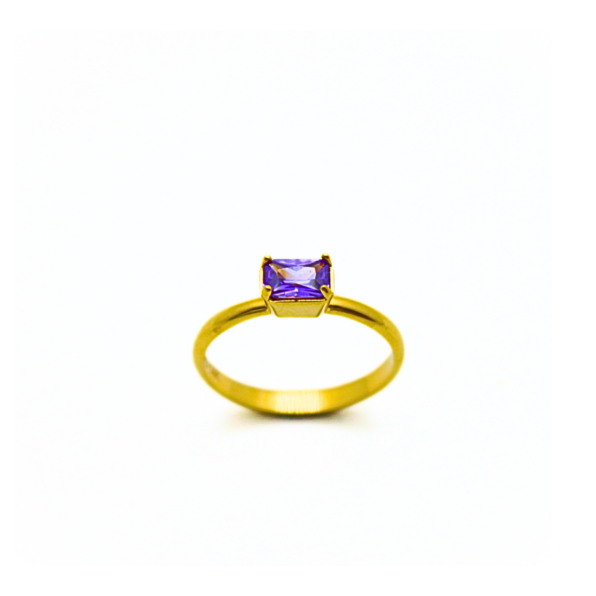 Ametist Taşlı Yüzük