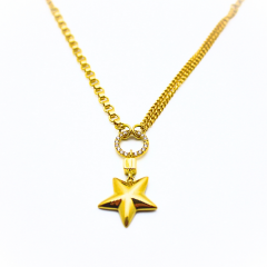 Taşlı Yıldız Kolye