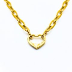 Taşlı Altın Kolye