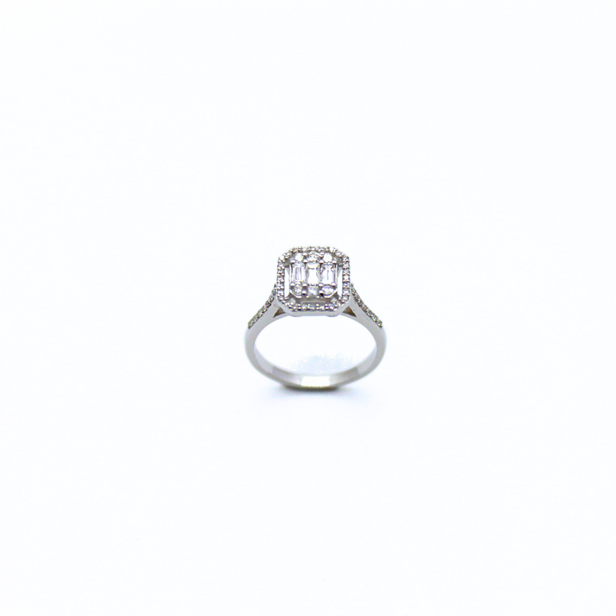 0,59 Ct Pırlanta Baget Yüzük