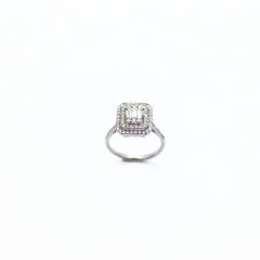 0,78 Ct Pırlanta Baget Yüzük