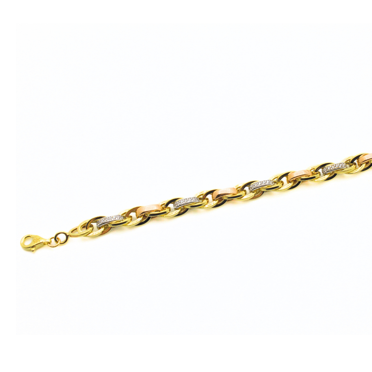 3 Renkli Taşlı Bileklik