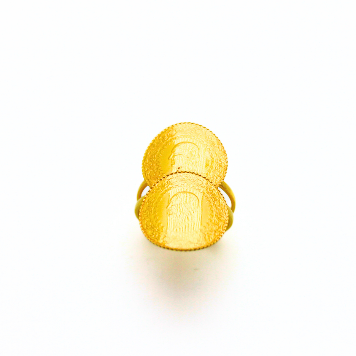 22 Ayar Çeyrekli Yüzük