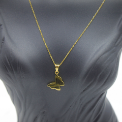 Altın Kelebek Kolye