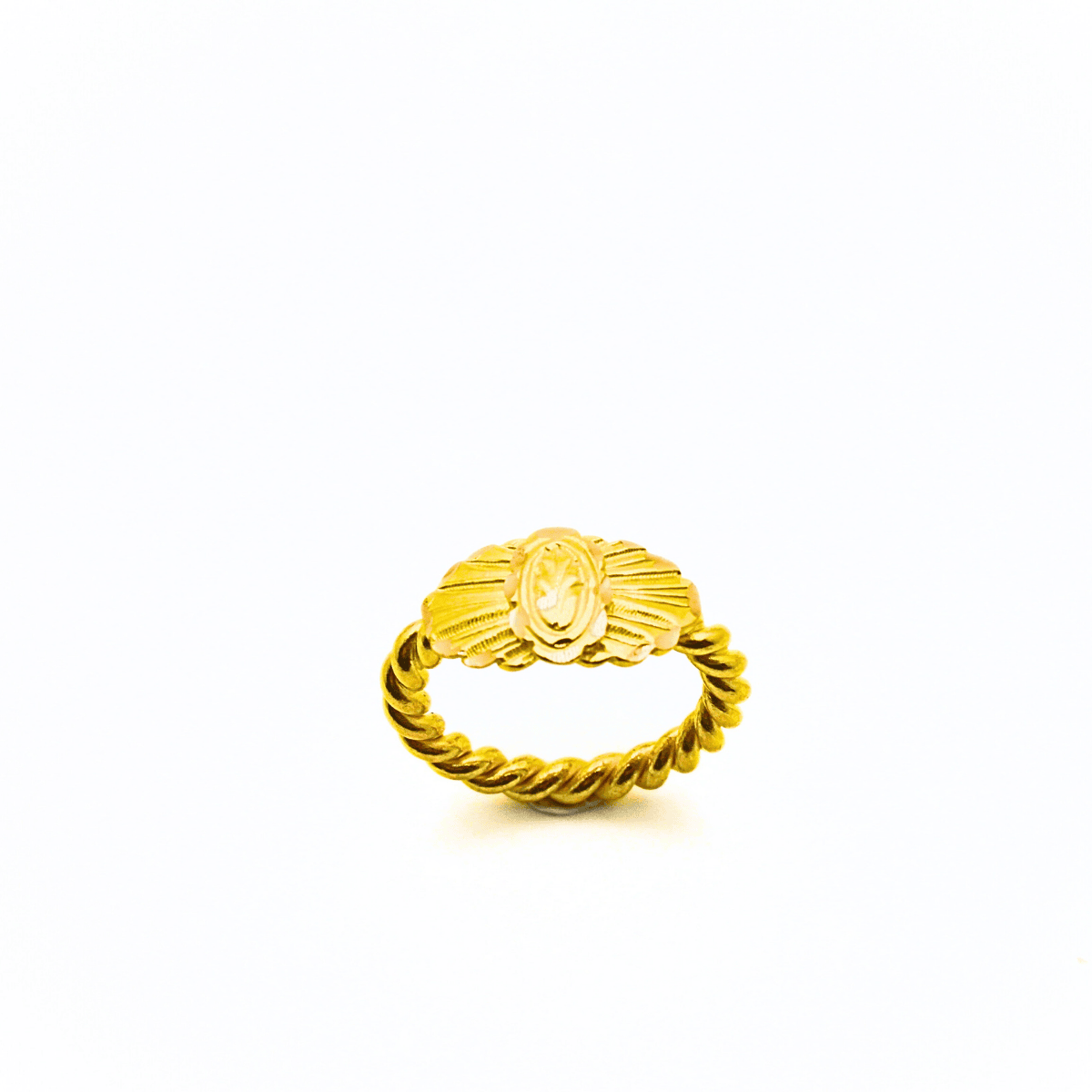 22 Ayar Örgü Yüzük