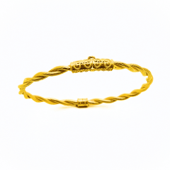 22 Ayar Altın Kelepçe Bileklik