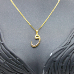 Vav Harfli Kolye Ucu