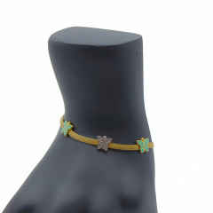 Kelebekli Hasır Bileklik