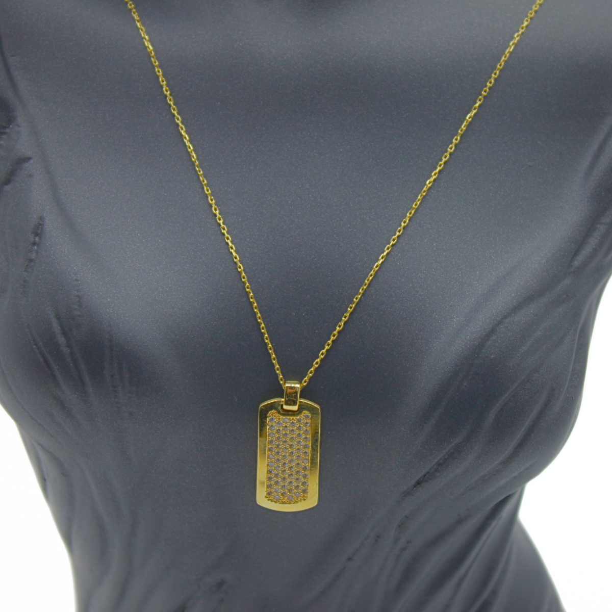 Taşlı Altın Kolye