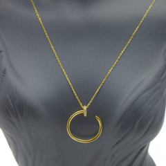 Taşlı Altın Kolye