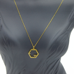 Taşlı İnce Altın Kolye